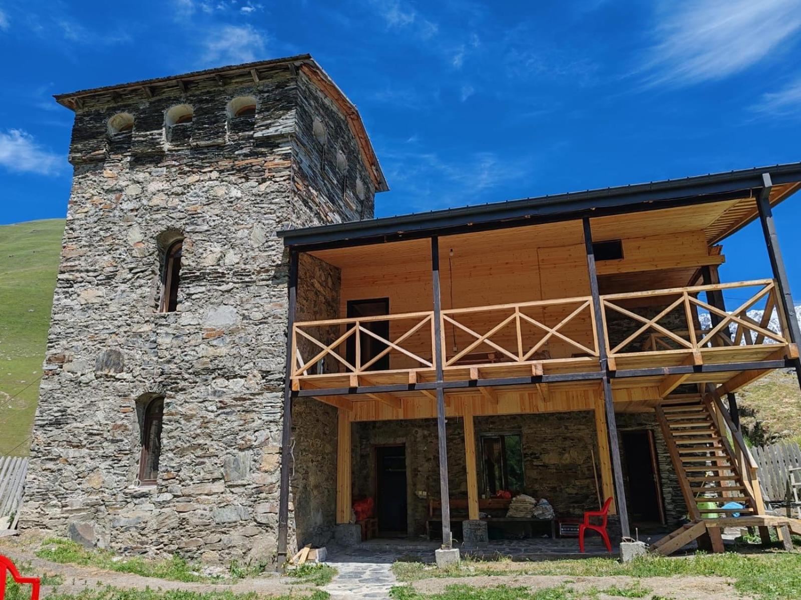 Chazhashi Guesthouse Ушгули Экстерьер фото